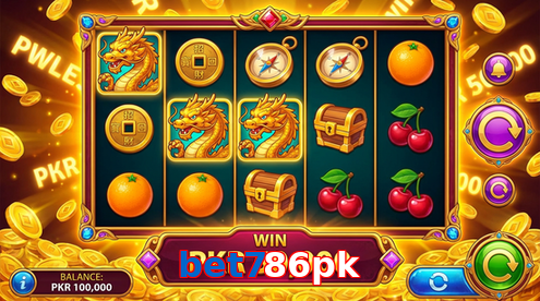 Main screen of Bet786pk pg page for PK players